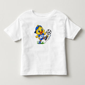 Camiseta Linda Garota de Futebol Futebol Desenho Infantil 