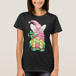 Camiseta Linda Garota Gnome da Páscoa de Primavera para Mul