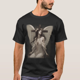 Camiseta Linda Gótico Anjo, estética, Celestial, Angelic