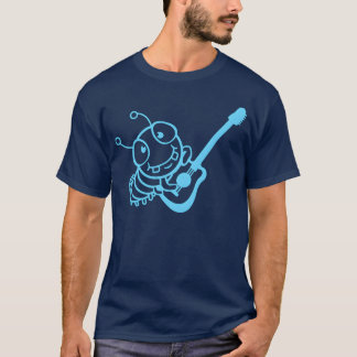 Camiseta Linda Lagarta Toca Guitarra Baixo Festa Guitarrist