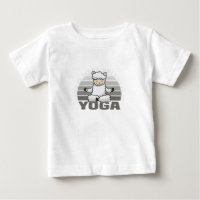 Linda lama engraçada fazendo ioga. poses engraçada