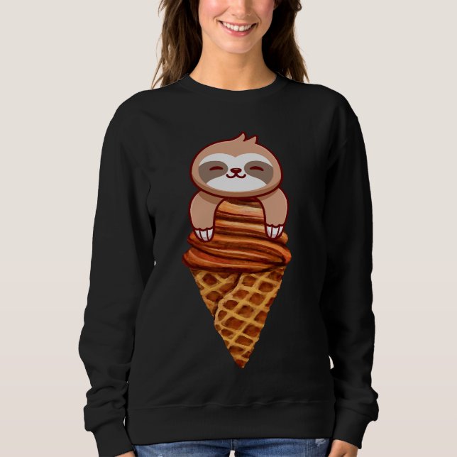 Camiseta Linda Largura E Sorvete Cone Art (Frente)