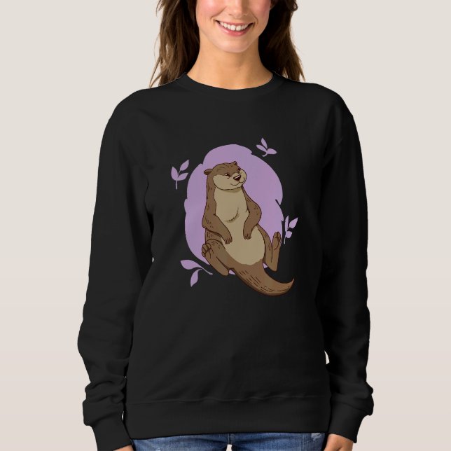 Camiseta Linda Lontra Marinha 2 (Frente)