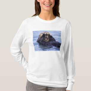Camiseta Linda lontra marinha   Alasca, EUA
