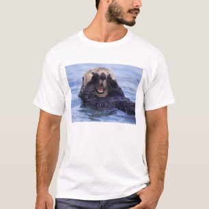 Camiseta Linda lontra marinha Alasca, EUA