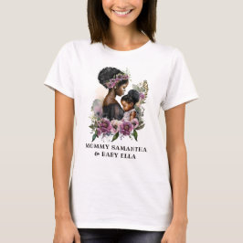Camiseta Linda mãe negra e filha