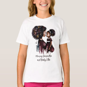 Camiseta Linda mãe negra e filha (25)