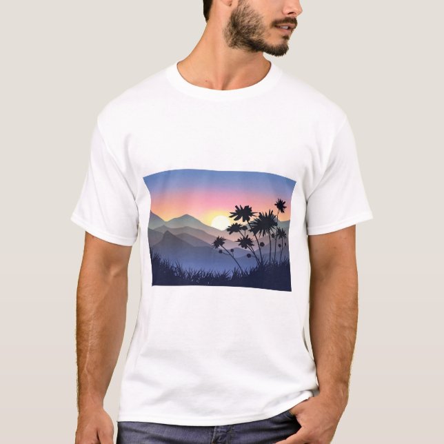 Camiseta Linda manhã (Frente)