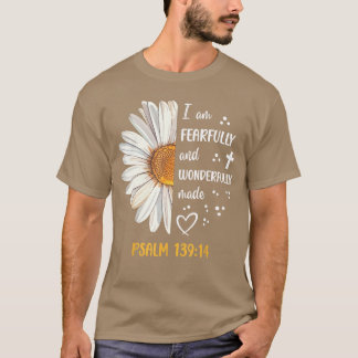 Camiseta Linda Margarida Eu Sou Feita de Maneira Maravilhos