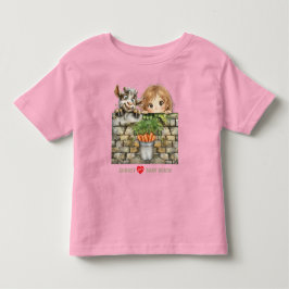 Camiseta Linda Menina Espiando e Linda Cabra Espiando