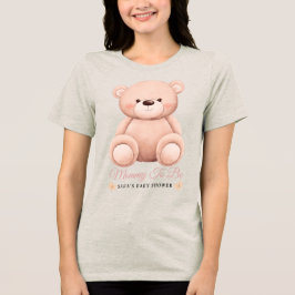 Camiseta Linda Menina Urso Laranja Mamãe Para Ser Chaveiro