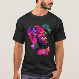 Camiseta Linda Mulher Negra Afro Melanin Queen Cute Flow