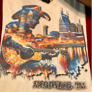 Camiseta Linda Nashville É Cidade Da Música