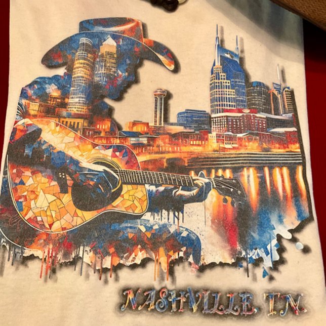 Camiseta Linda Nashville É Cidade Da Música (Criador carregado)