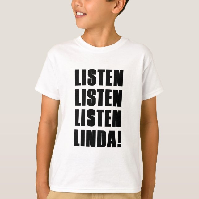 CAMISETA LINDA OUVA-ME (Frente)