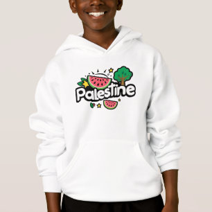Camiseta Linda palavra Palestina cercada pela árvore de mel