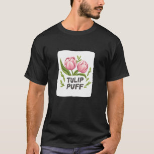 Camiseta Linda Planta de Tulipa com Discurso Engraçado para