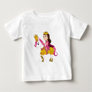 Camiseta Linda princesa de desenho animado