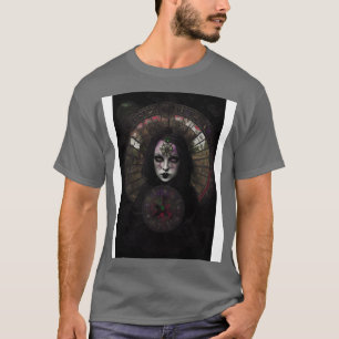 Camiseta Linda roda-de-tarô sinistra da Fortune 3