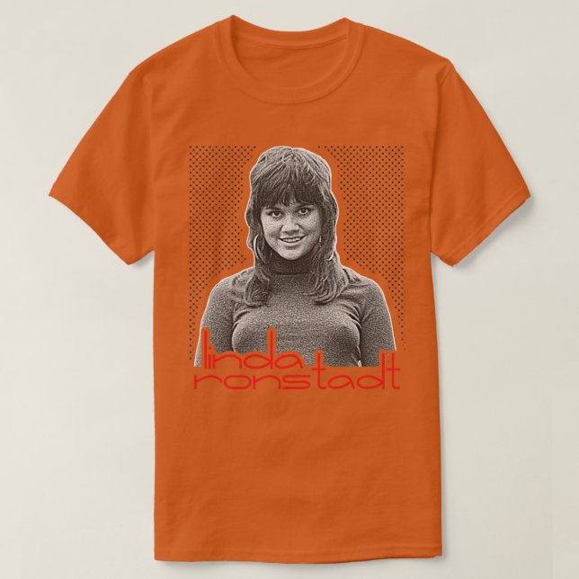 Camiseta Linda Ronstadt (Frente do Design)