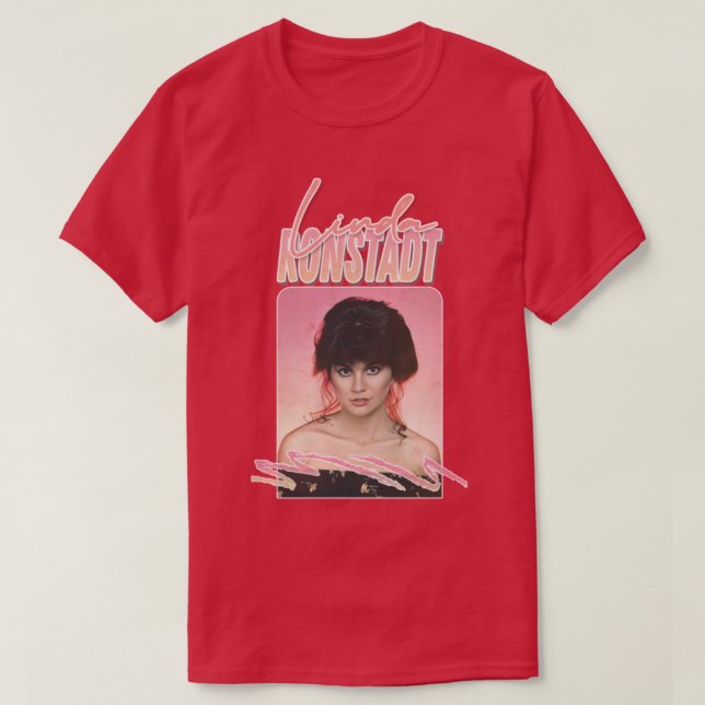 Camiseta Linda Ronstadt Original Estilo Retro Fan Art Desig (Frente do Design)