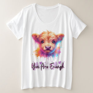 Camiseta Linda Vaca das Terras Altas - Você É Suficiente