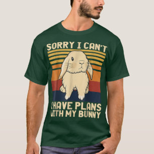 Camiseta Linda Vintage, desculpa não ter planos com meu irm