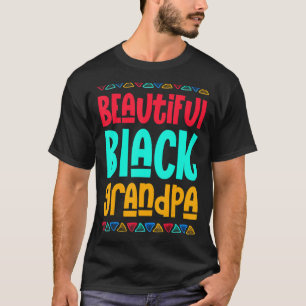 Camiseta Linda vovô negro História negra Mês África