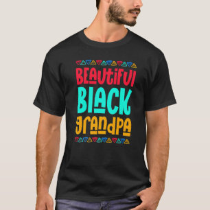 Camiseta Linda vovô negro História negra Mês África