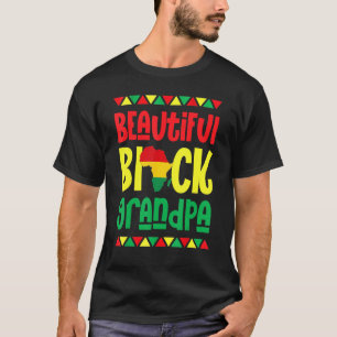 Camiseta Linda vovô negro História negra Mês África