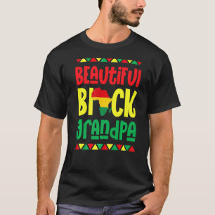 Camiseta Linda vovô negro História negra Mês África