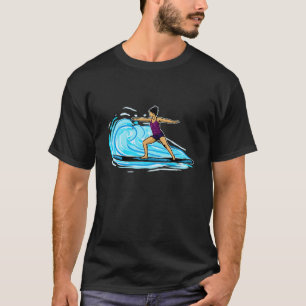 Camiseta Linda Yoga de paddle stand up