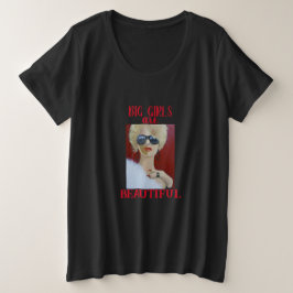 Camiseta Lindas garotasCamiseta Básica de Tamanho Superior 