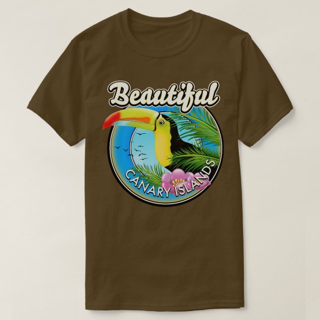Camiseta Lindas ilhas Canárias (Frente do Design)