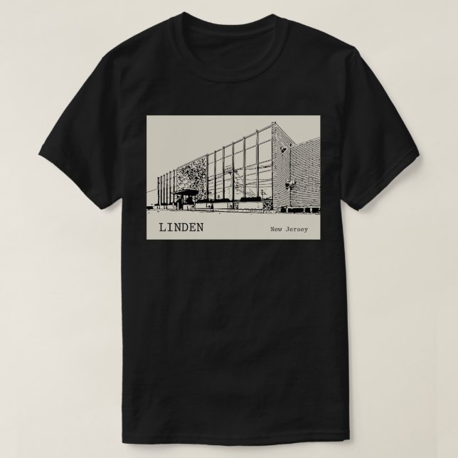 Camiseta Linden New Jersey (Frente do Design)