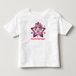 Camiseta Lindinha Patriótica – Águia Careca Bebê com Laço M