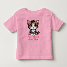 Camiseta Lindíssimo Chibi Kawaii Gatinho Rosa Perfeito