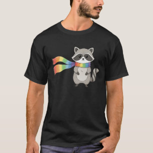 Camiseta Lindíssimo Guaxinim Aliado Orgulho Inclusivo Amo