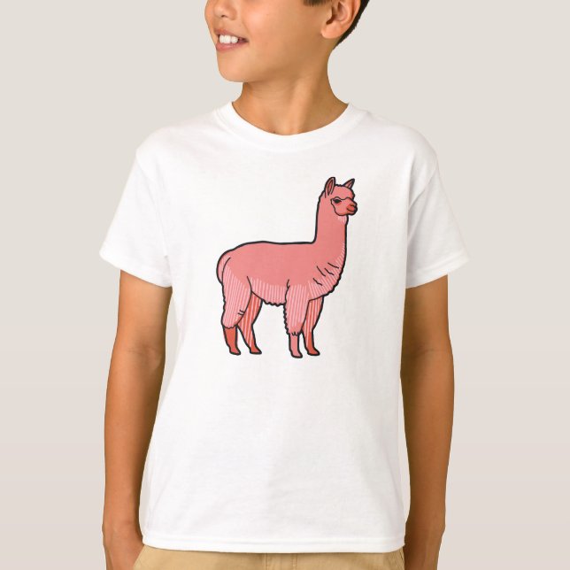 Camiseta Lindíssimo pequeno alpaca (Frente)