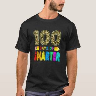 Camiseta Lindo 100 Dias Mais Inteligente Professor ou Aluno