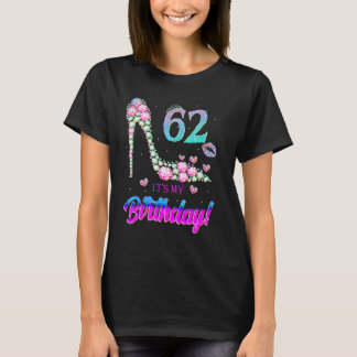 Camiseta Lindo 62 Anos É Meu Aniversário de 62 Anos