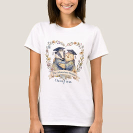 Camiseta Lindo Abraço de Conclusão de Curso de Texugo e Pin