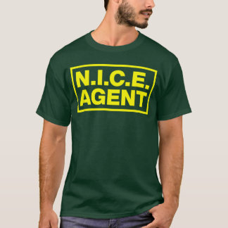 Camiseta Lindo Agente Oficial Membro Feliz Protesto Fantasi