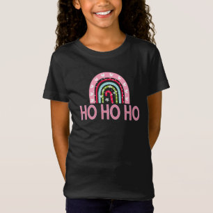 Camiseta Lindo Arco-Íris Tudo o Que Quero para o Natal Meni