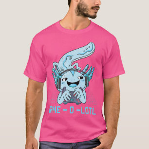 Camiseta Lindo Axolote Gamer de Jogos Game-O-Lotl Sala Mexi
