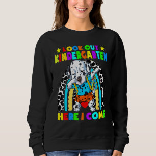Camiseta Lindo Cachorro Dalmatiano Dabbing Cuidado Jardim d