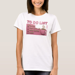Camiseta Lindo Café Rosa BRINQUE COM GATO