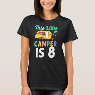 Camiseta Lindo Camping Este Pequeno Camper É 8 Cam Motorhom