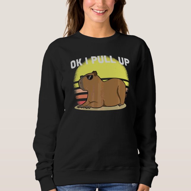 Camiseta Lindo Capivara Ok Eu Chego Capivara Meme (Frente)