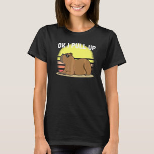Camiseta Lindo Capivara Ok Eu Chego Capivara Meme
